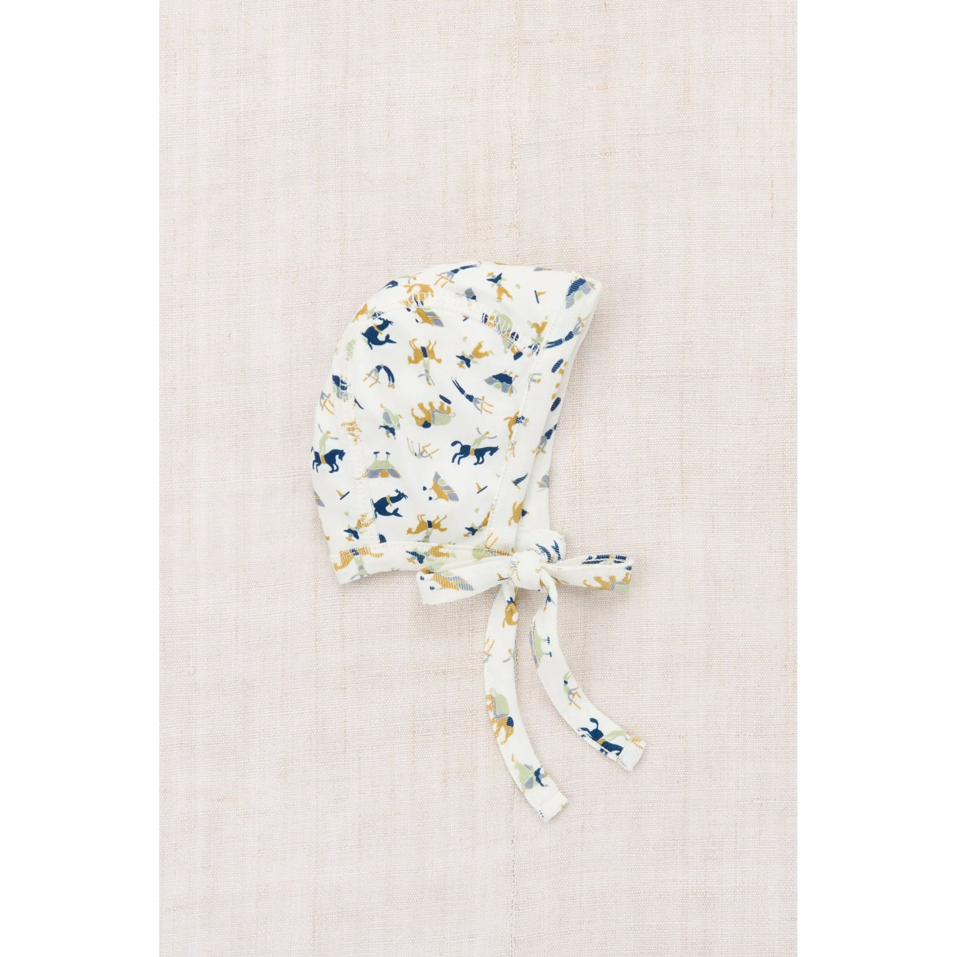 Misha and Puff Marzipan Circus Baby Bonnet - Image 3