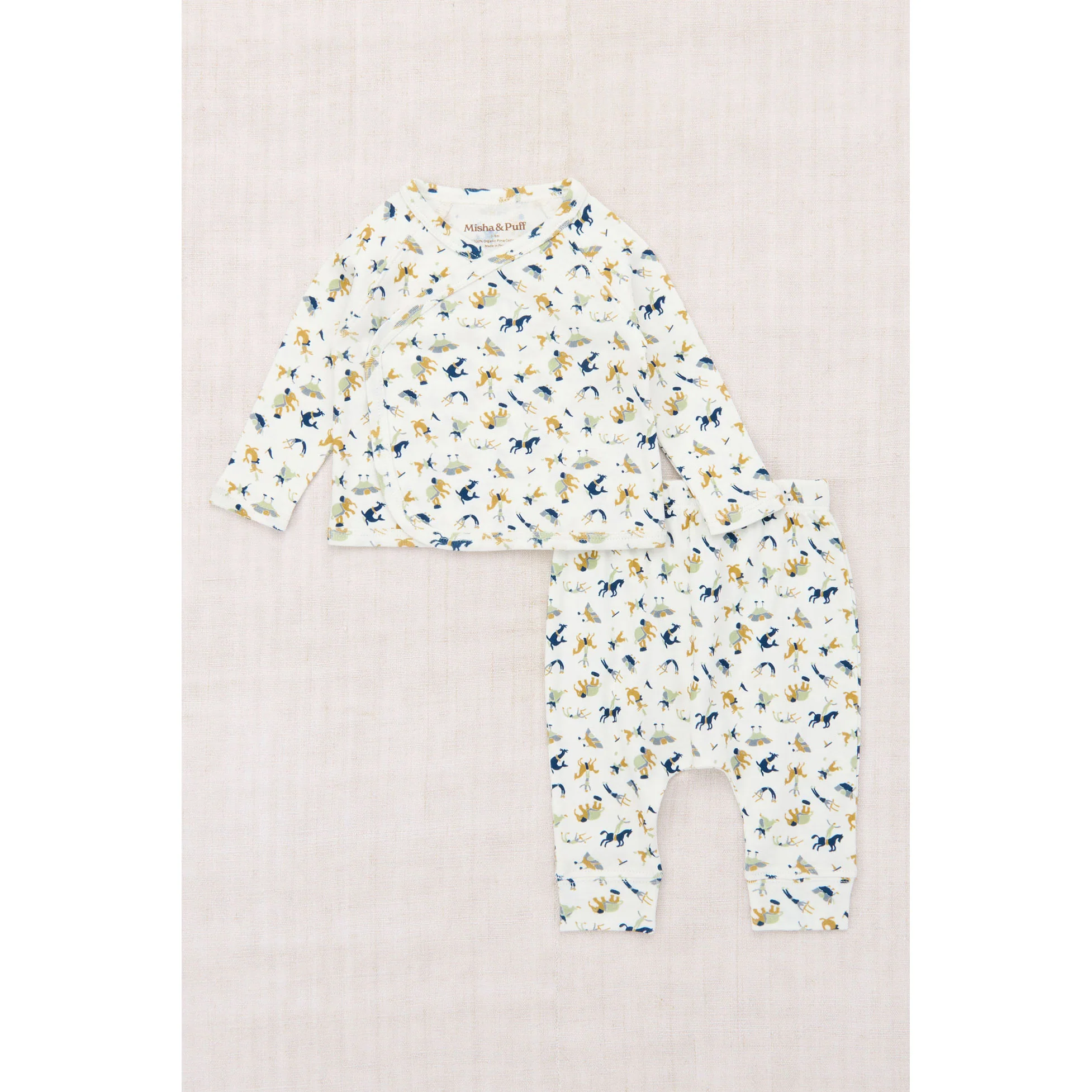 Misha and Puff Marzipan Circus Baby Wrap Set