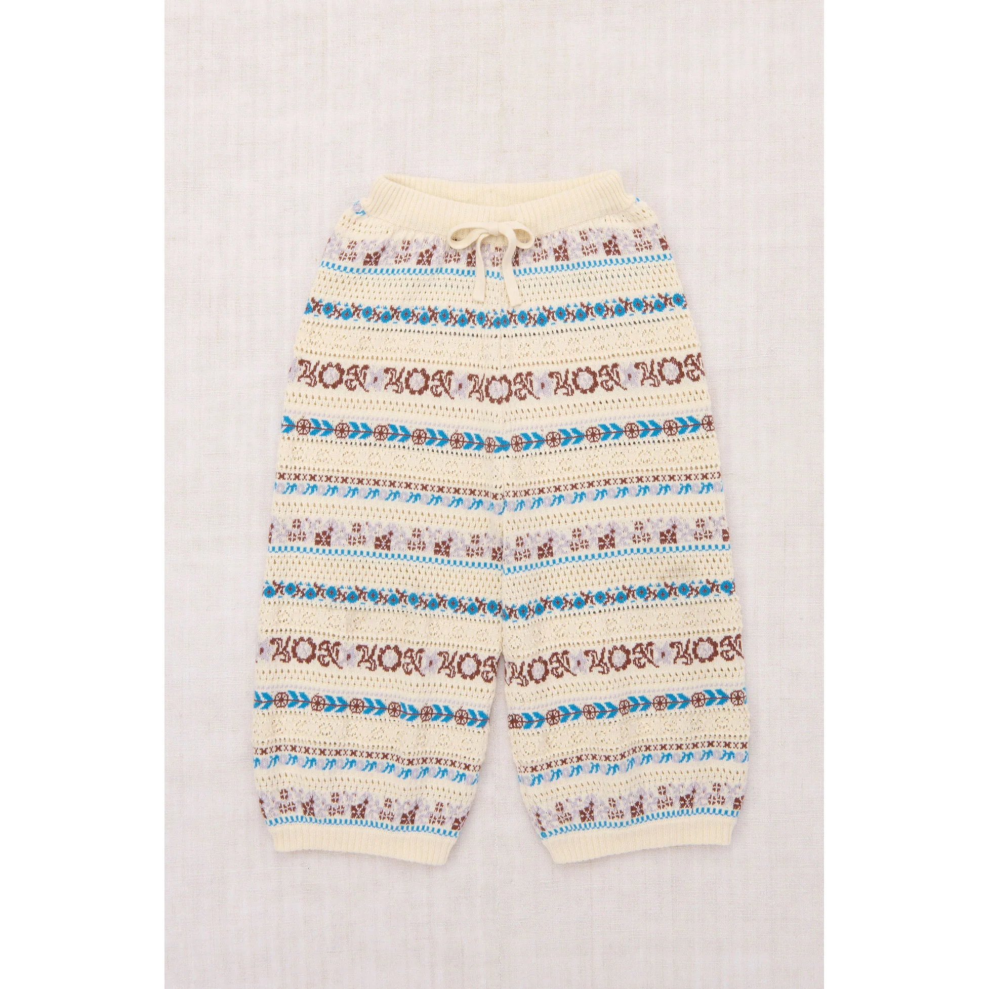 Misha and Puff Marzipan Eyelet Ribbon Yves Jogger