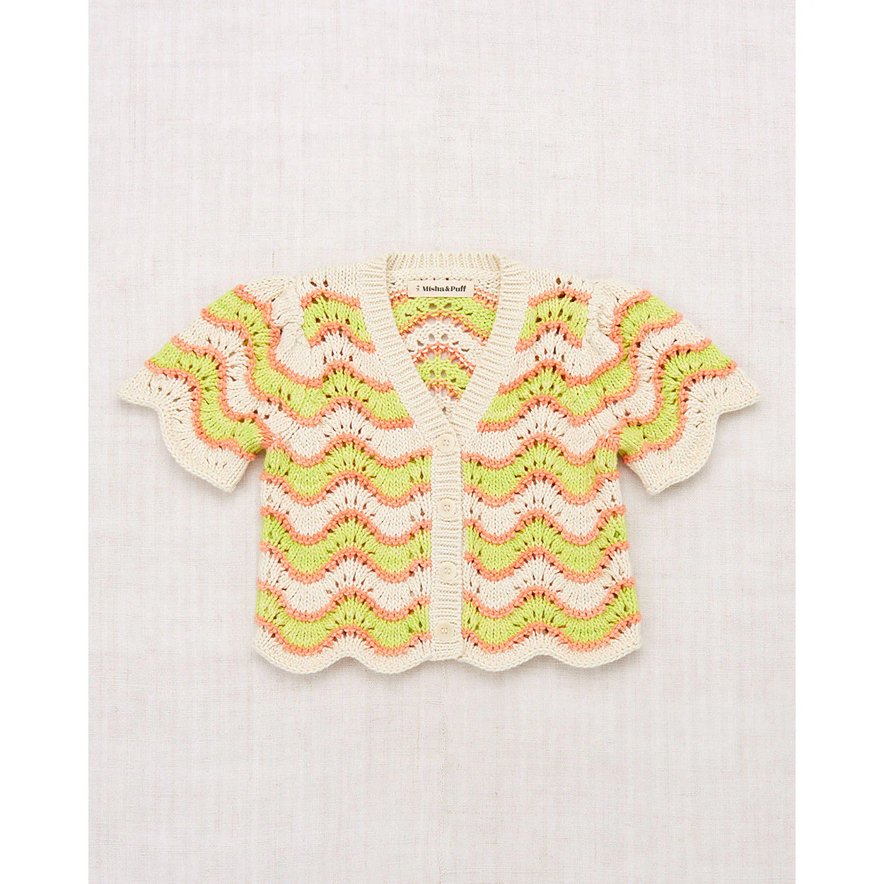 Misha and Puff Marzipan Feather Ellie Cardigan