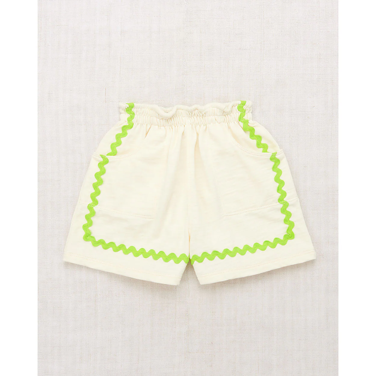 Misha and Puff Marzipan Jumbo Rickrack Camp Short