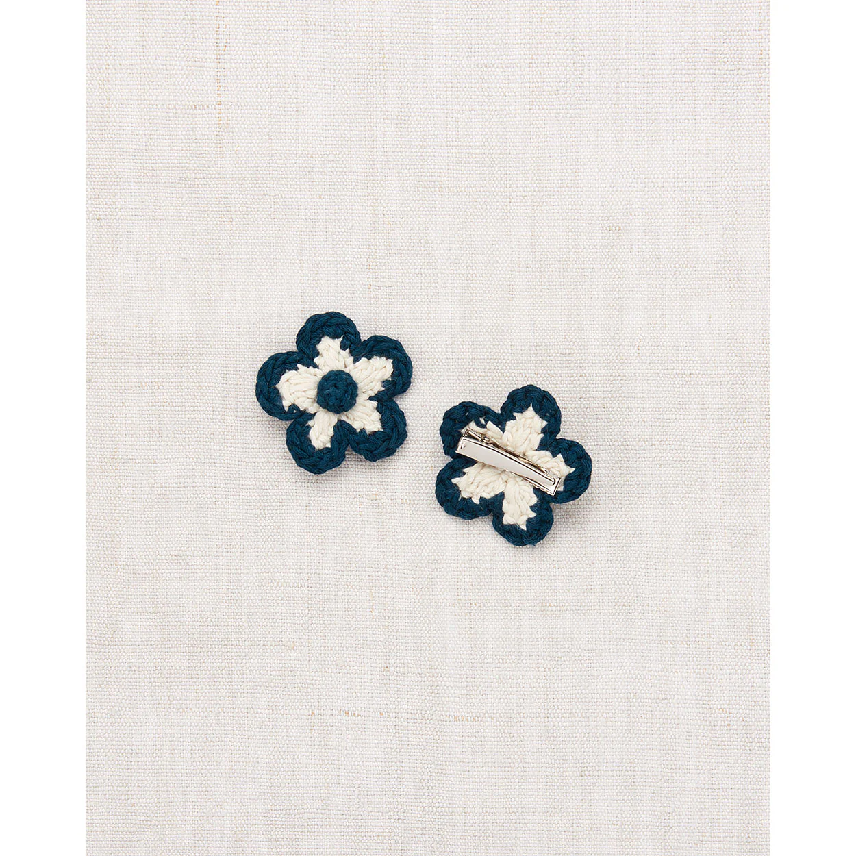 Misha and Puff Marzipan Medium Flower Clip Set - Image 2