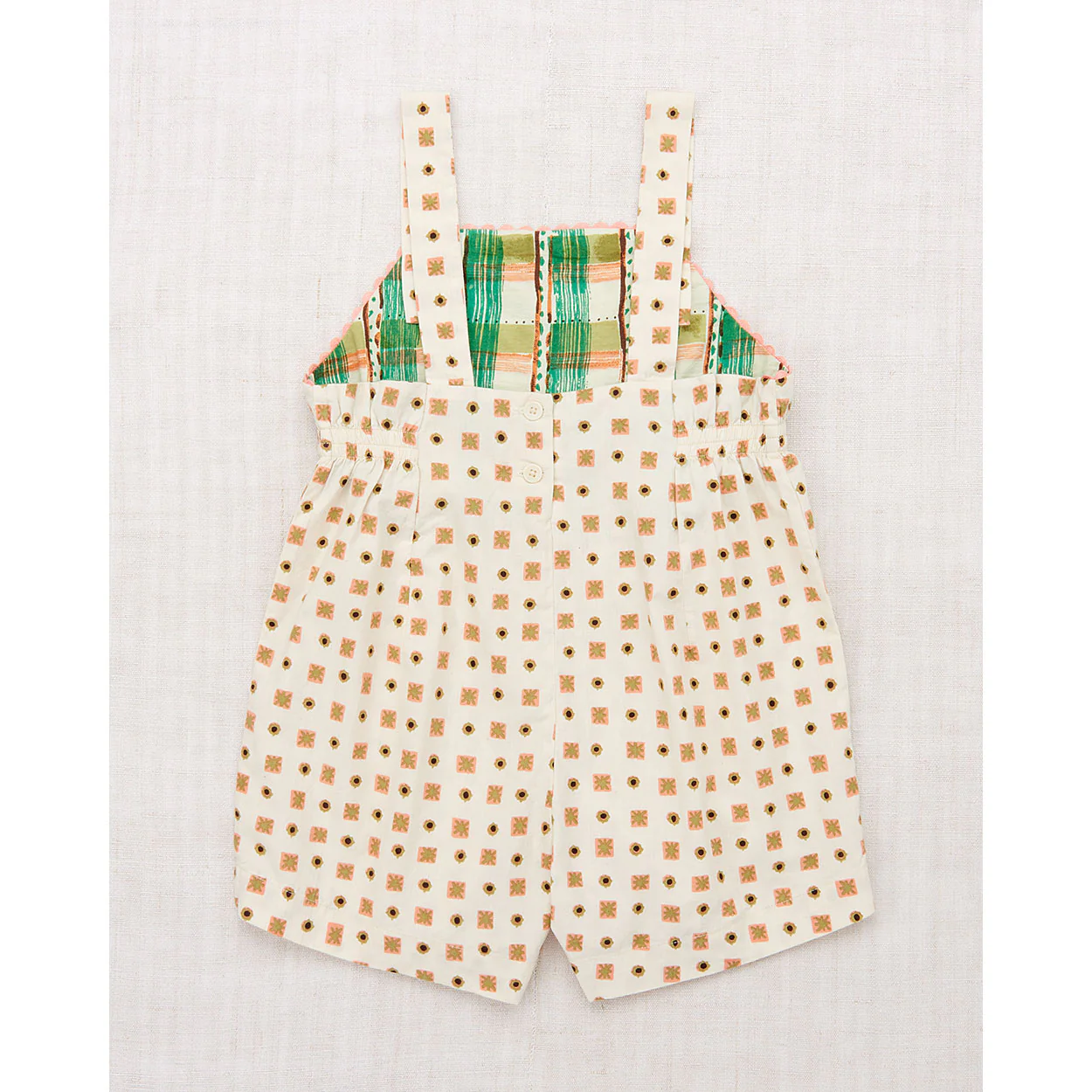Misha and Puff Marzipan Puff Star Celeste Romper - Image 2