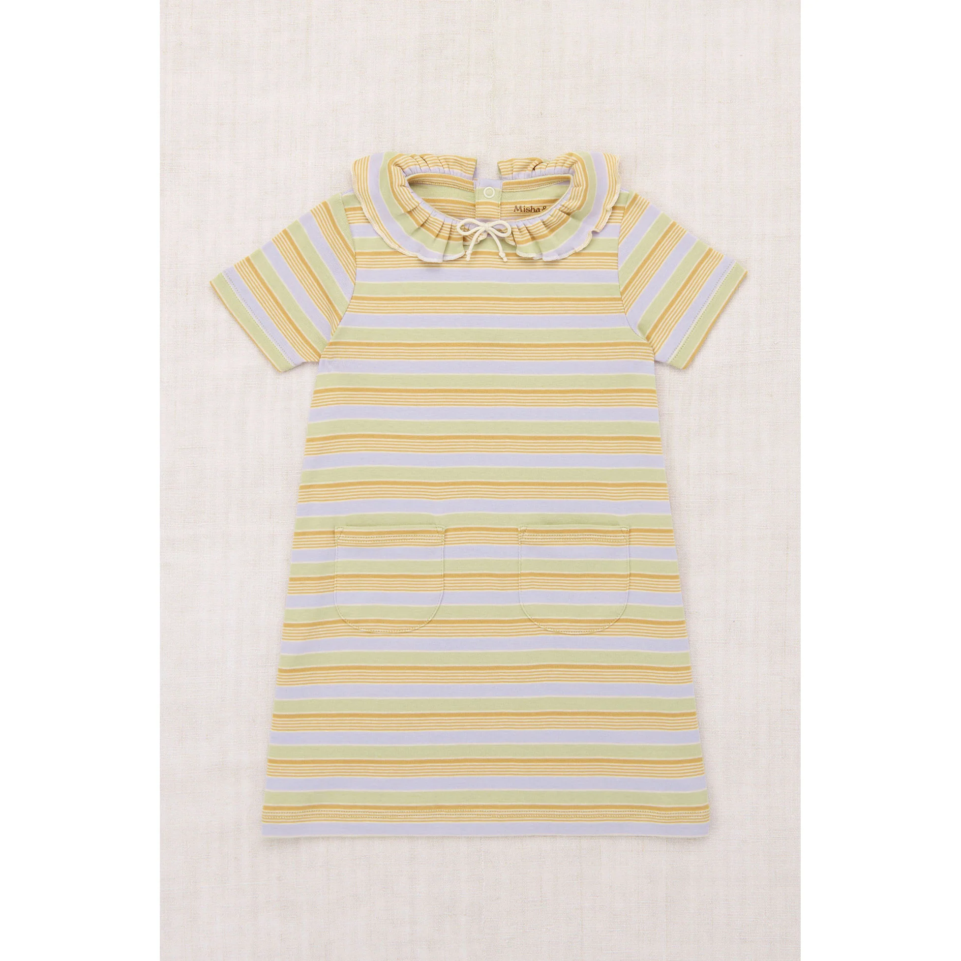 Misha and Puff Mist Avenue Stripe Pattie Dress