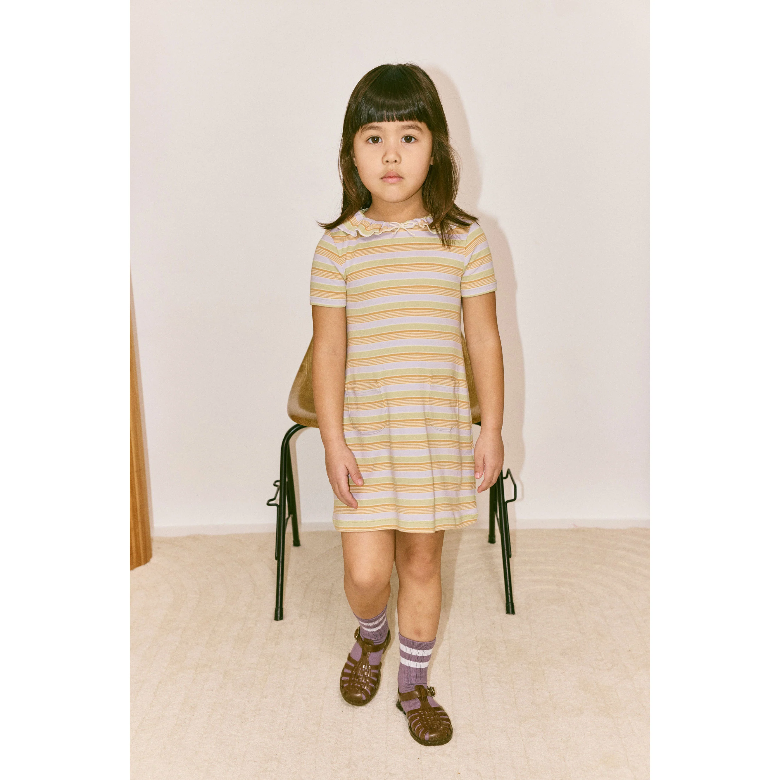 Misha and Puff Mist Avenue Stripe Pattie Dress - Image 2
