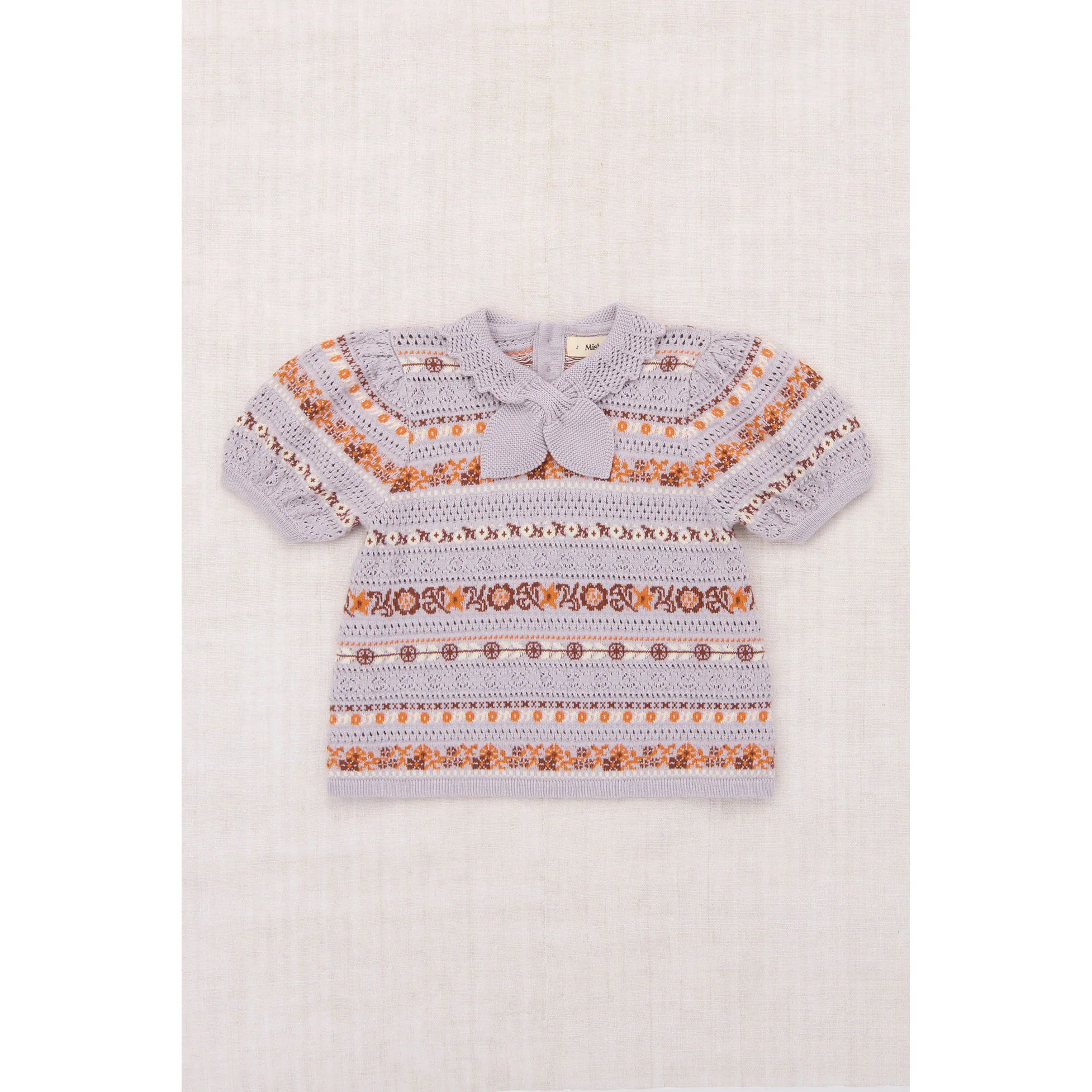 Misha and Puff Mist Eyelet Ribbon Katya Blouse