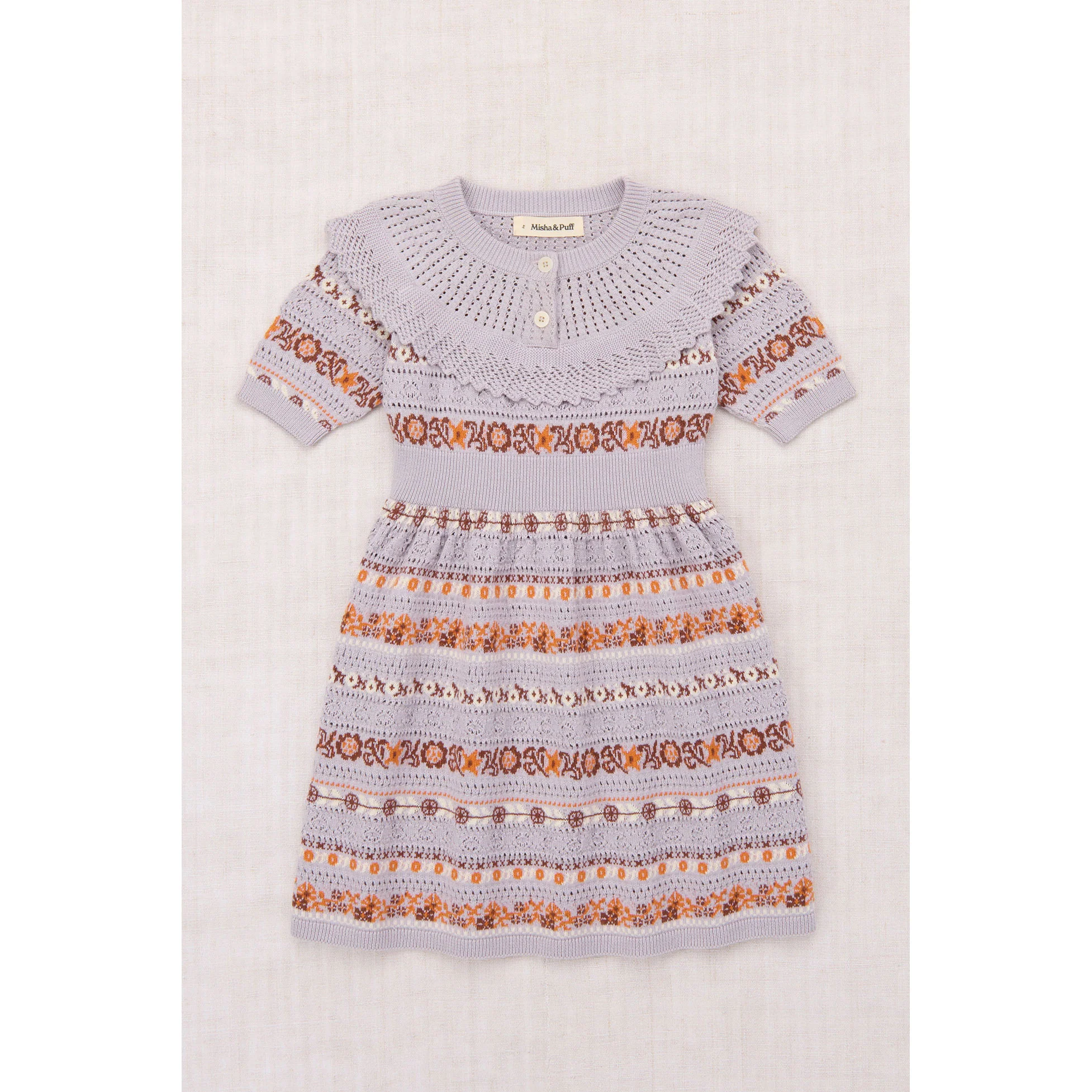 Misha and Puff Mist Eyelet Ribbon Nadia Dress