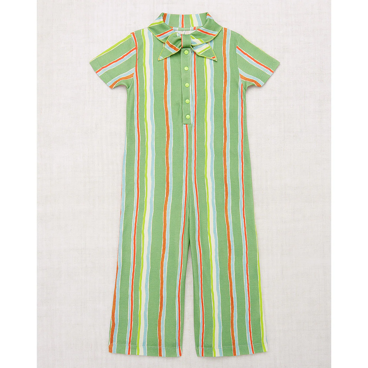 Misha and Puff Mojave Watercolor Stripe Scout Jumpsuit