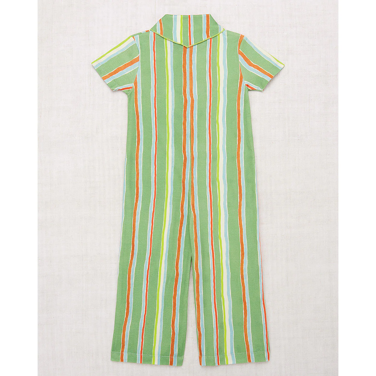 Misha and Puff Mojave Watercolor Stripe Scout Jumpsuit - Image 2