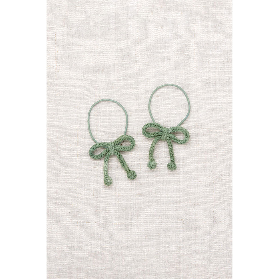 Misha and Puff Oakmoss Popcorn Bow Elastic