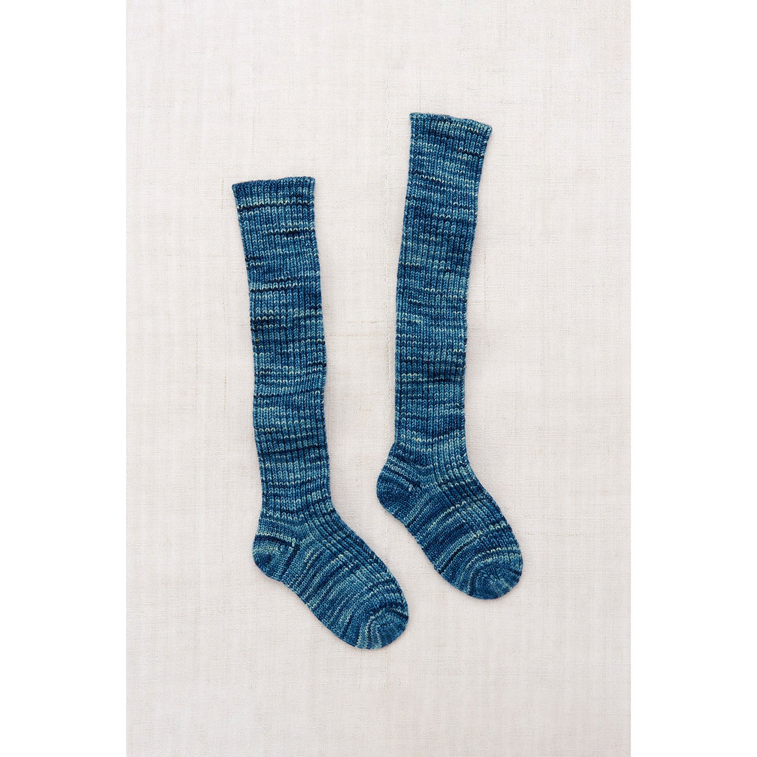 Misha and Puff Ocean Space Dye Over Knee Socks