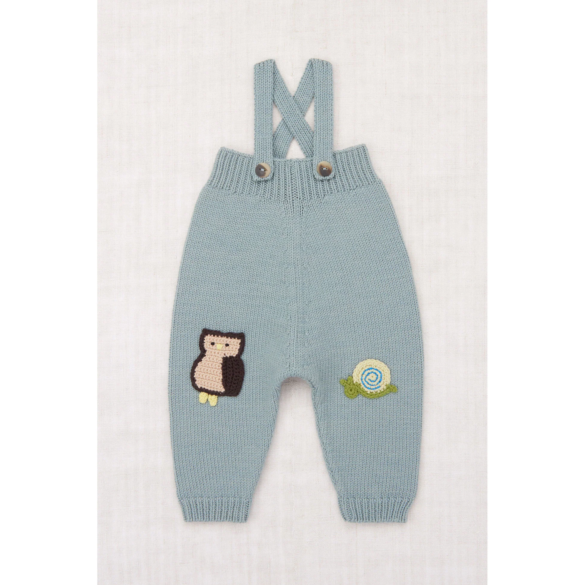 Misha and Puff Overcast Baby Meadow Overall