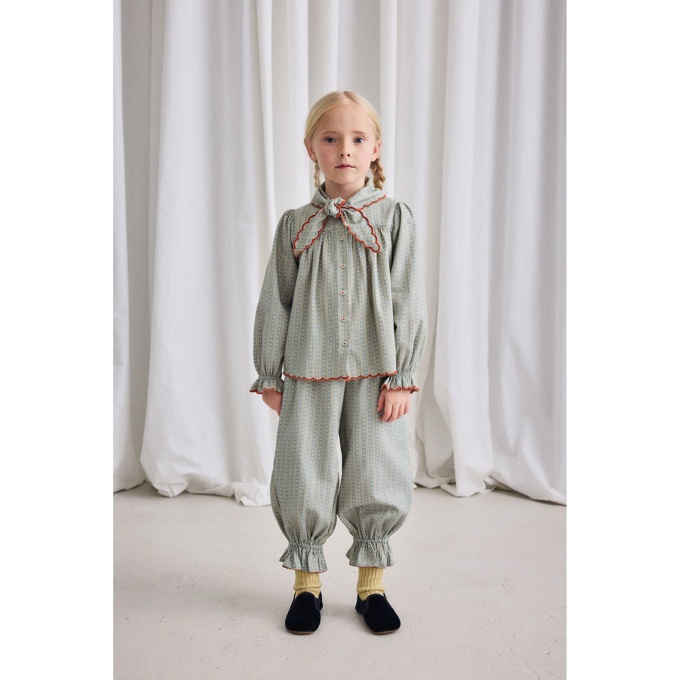 Misha and Puff Overcast Little House Floral Zuzu Pant - Image 2