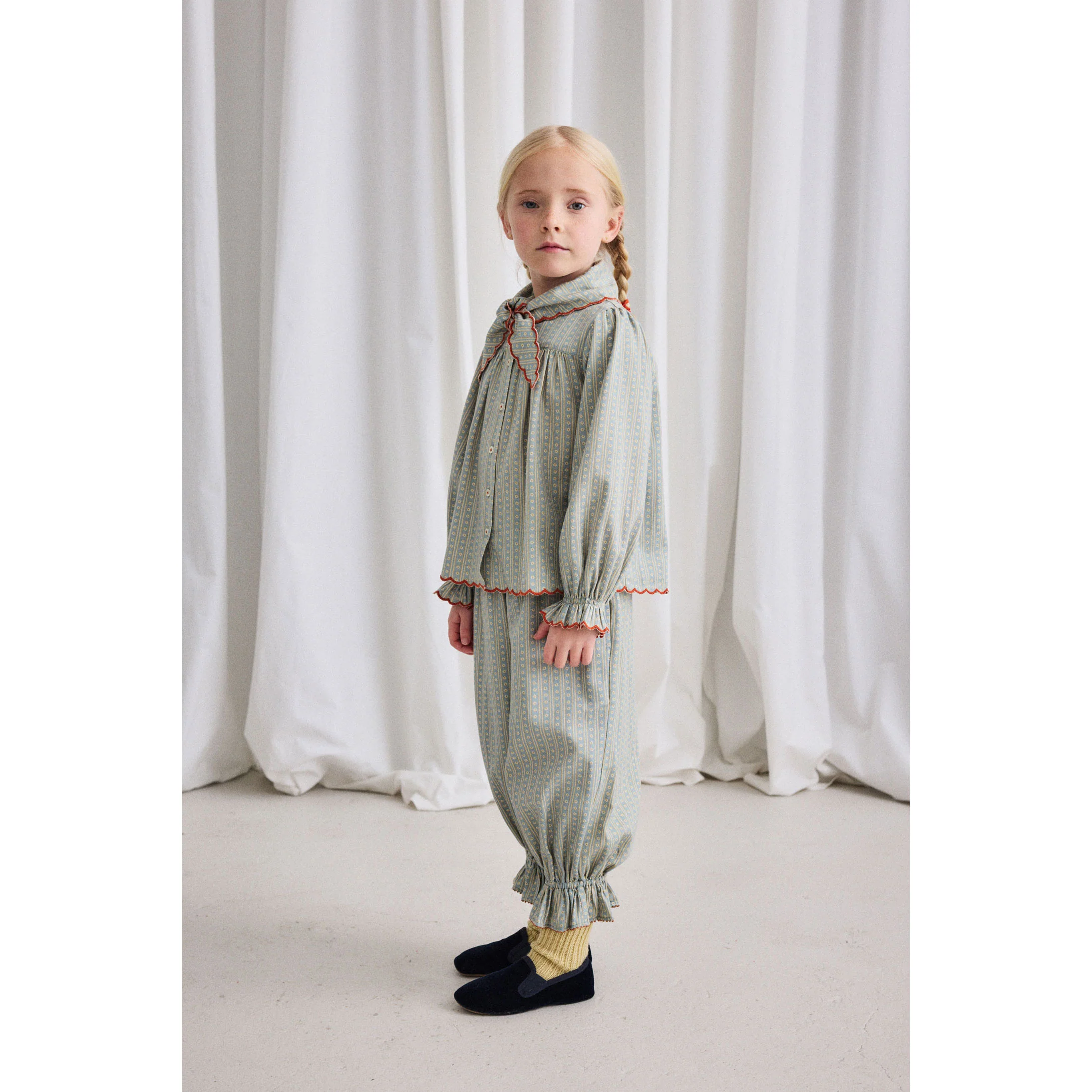 Misha and Puff Overcast Little House Floral Zuzu Pant - Image 3