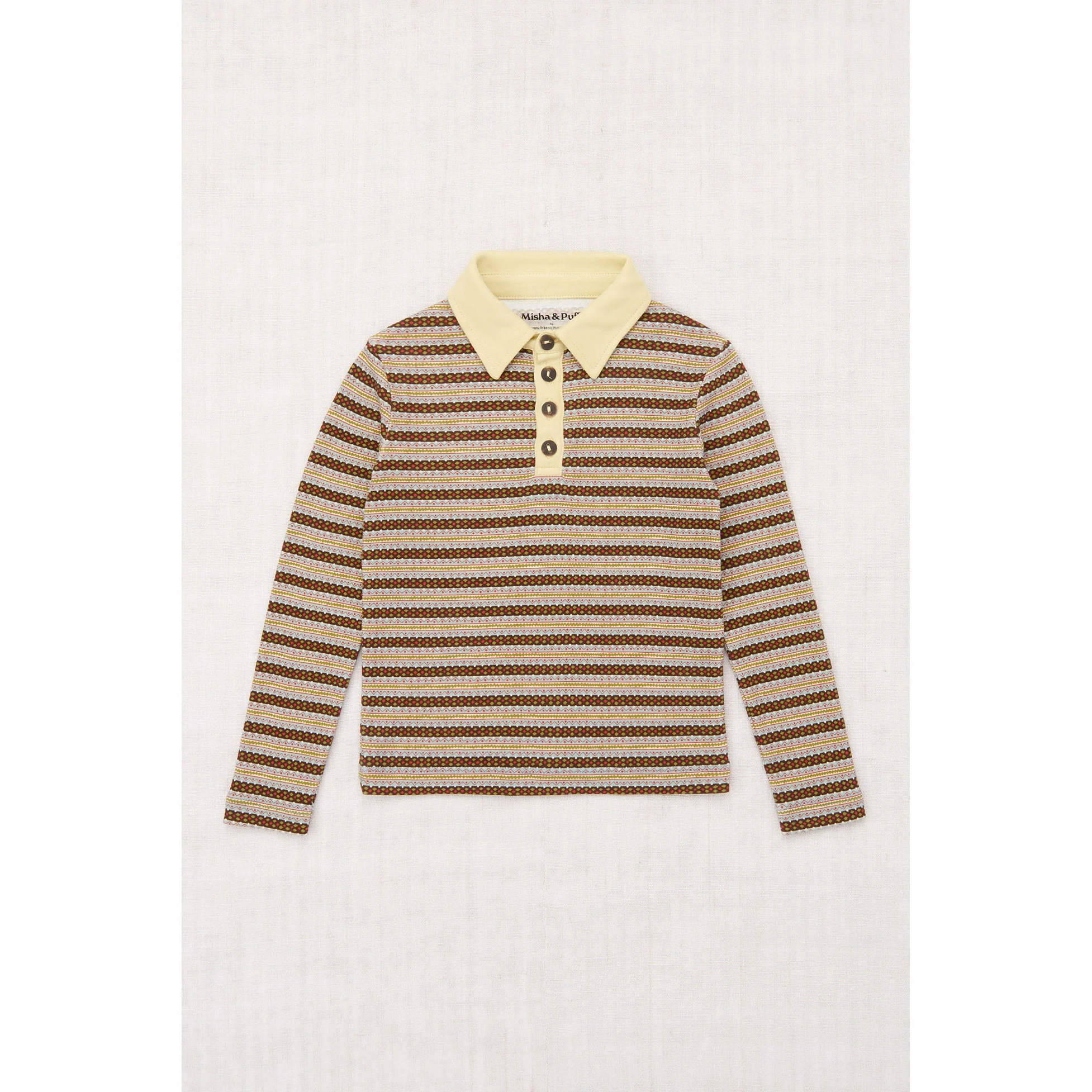 Misha and Puff Overcast Rodeo Long Sleeve Polo