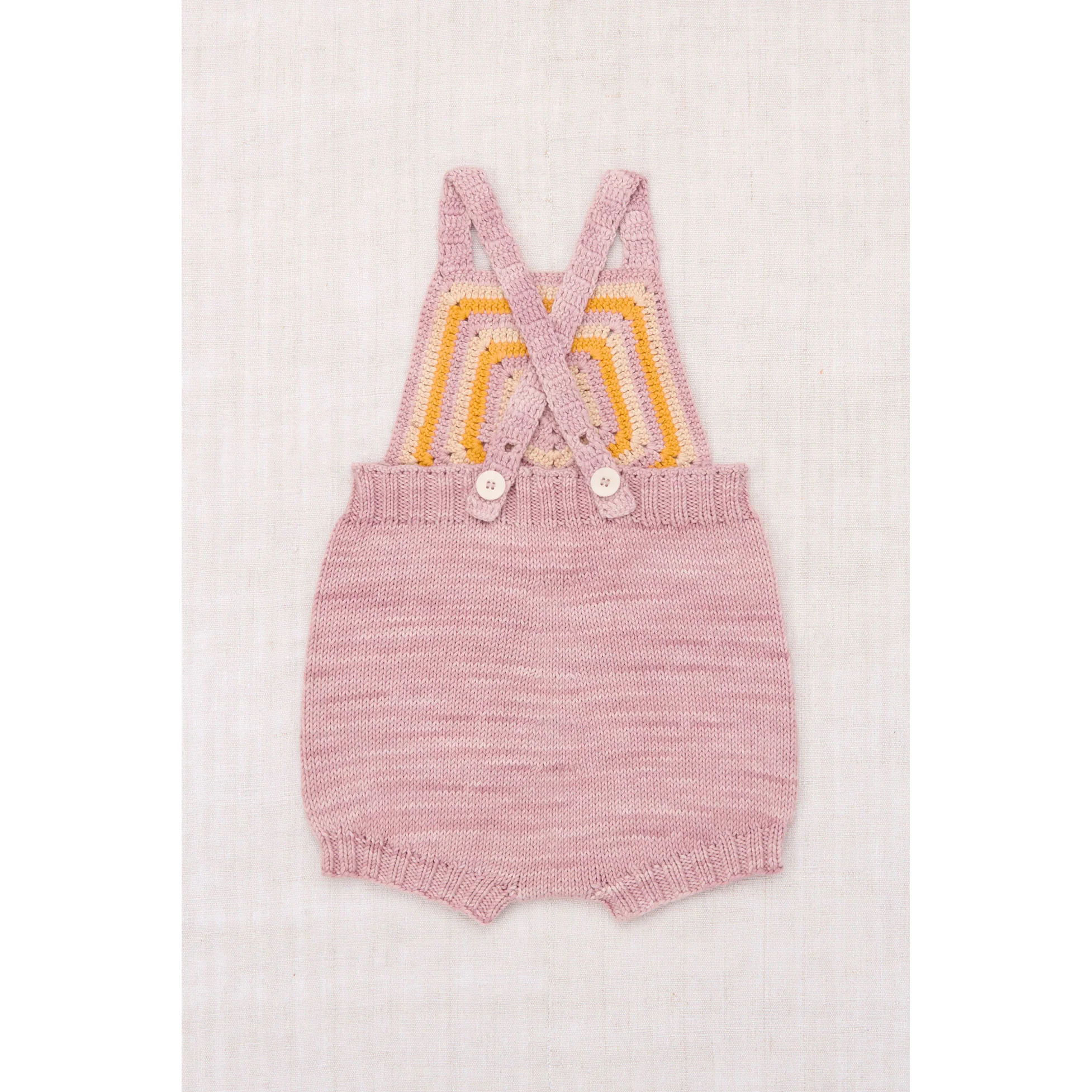 Misha and Puff Parfait Baby Crochet Cinque Romper - Image 3