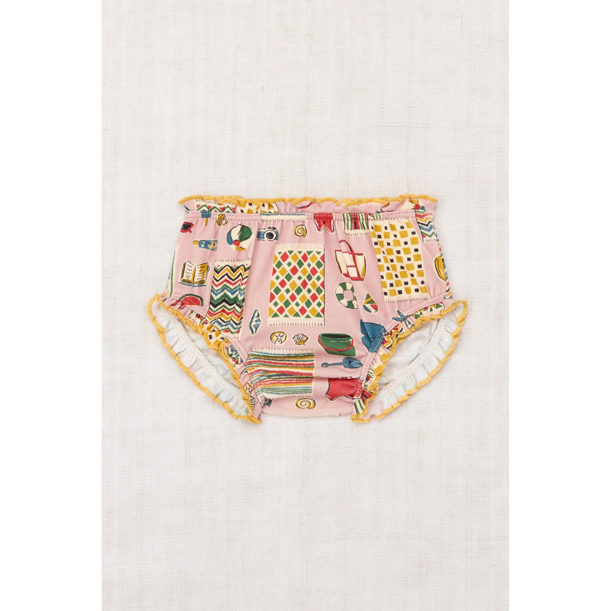 Misha and Puff Parfait Beach Day Baby Ruffle Brief