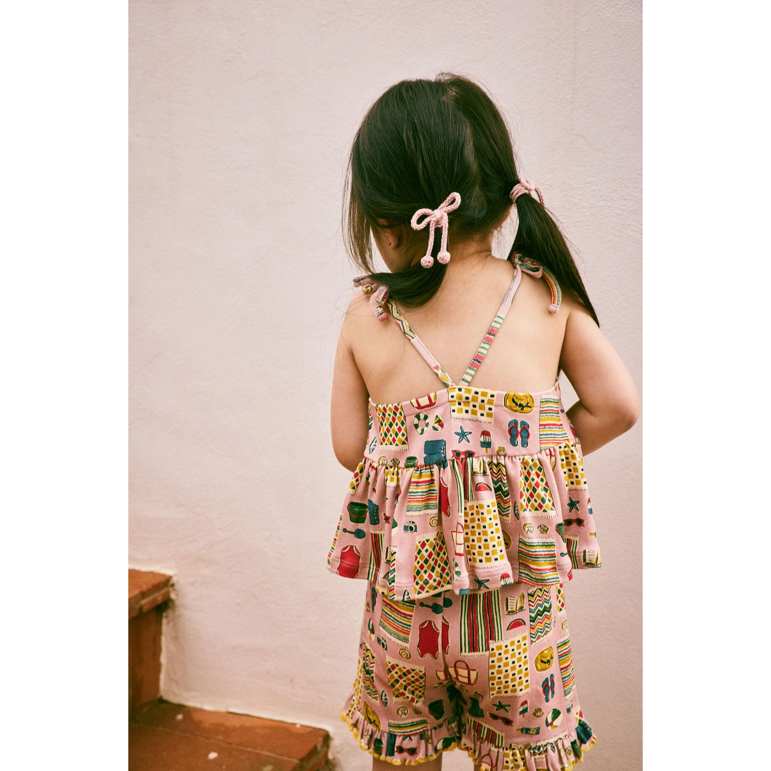 Misha and Puff Parfait Beach Day Ruffle Short - Image 3