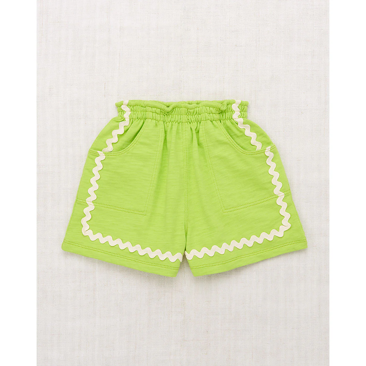 Misha and Puff Peridot Jumbo Rickrack Camp Short