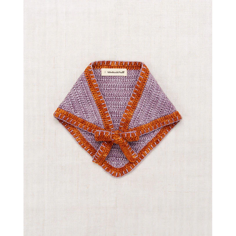Misha and Puff Periwinkle Crochet Scarf - Image 2