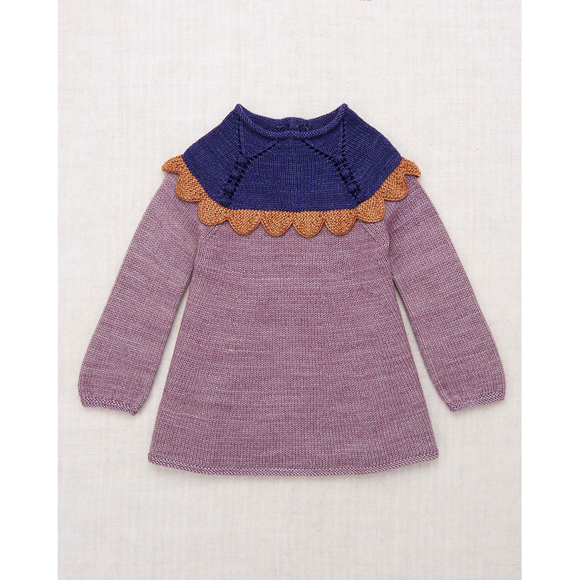 Misha and Puff Periwinkle Scallop Yoke Tunic Dress