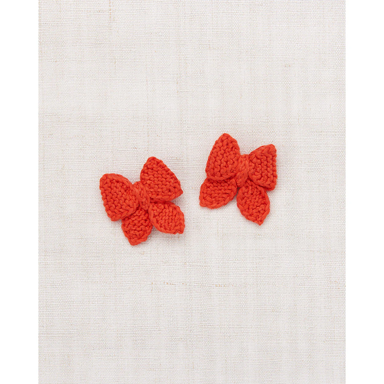 Misha and Puff Persimmon Baby Puff Bow Set