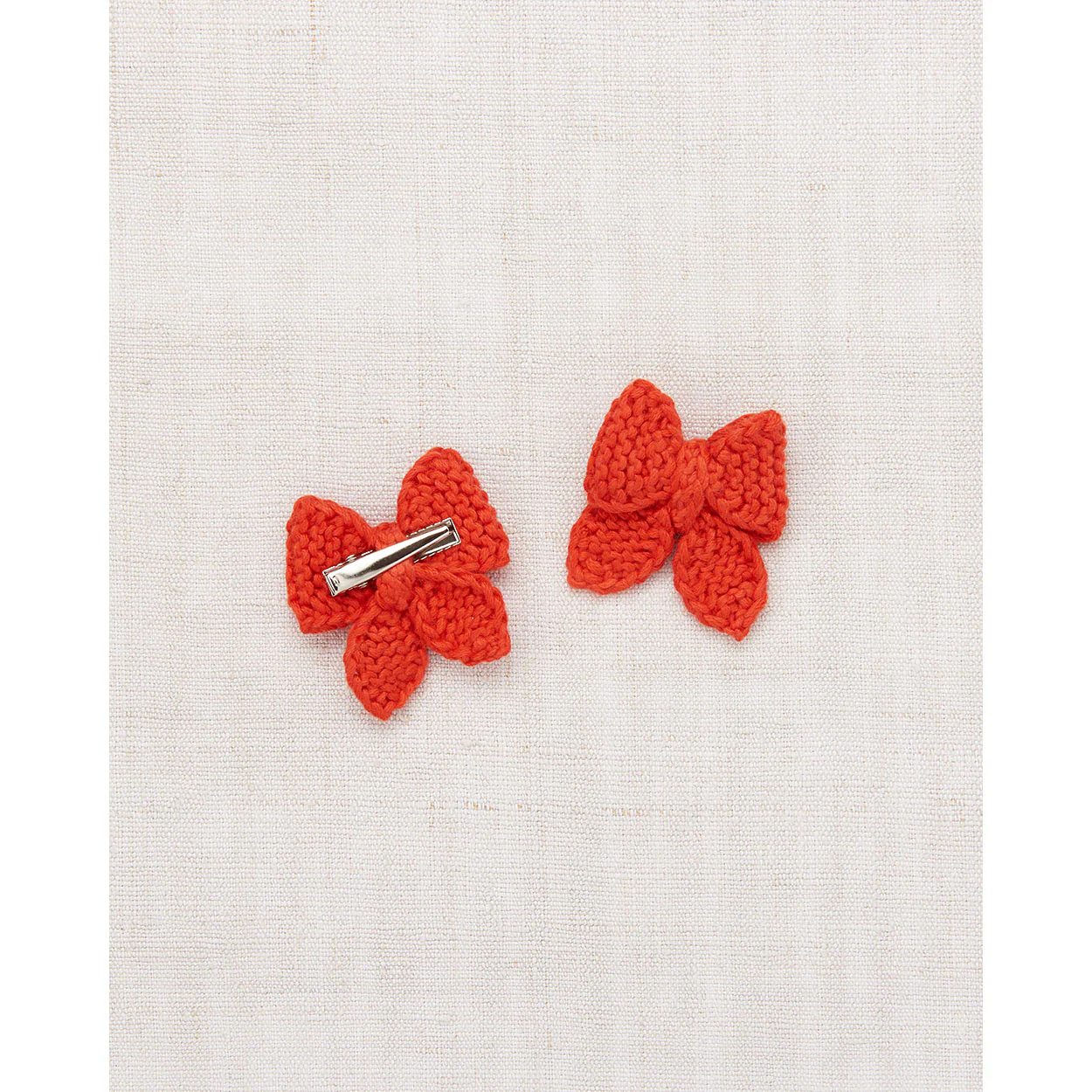 Misha and Puff Persimmon Baby Puff Bow Set - Image 2