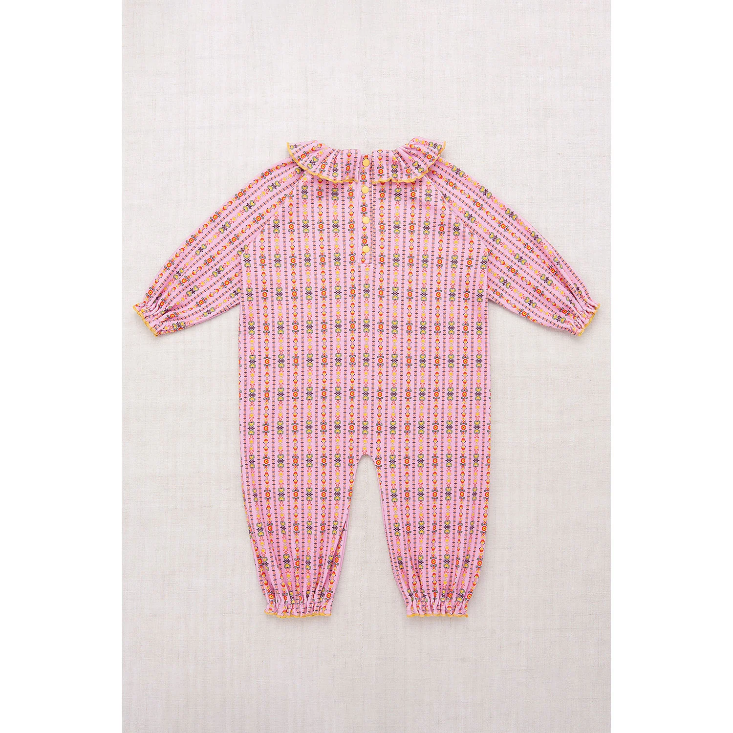 Misha and Puff Pink Lilac Bohemia Pierrot Onesie - Image 2