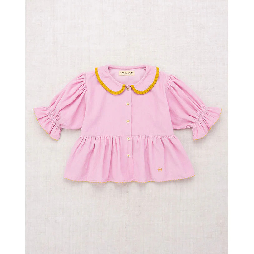 Misha and Puff  Pink Lilac Corduroy Esther Top