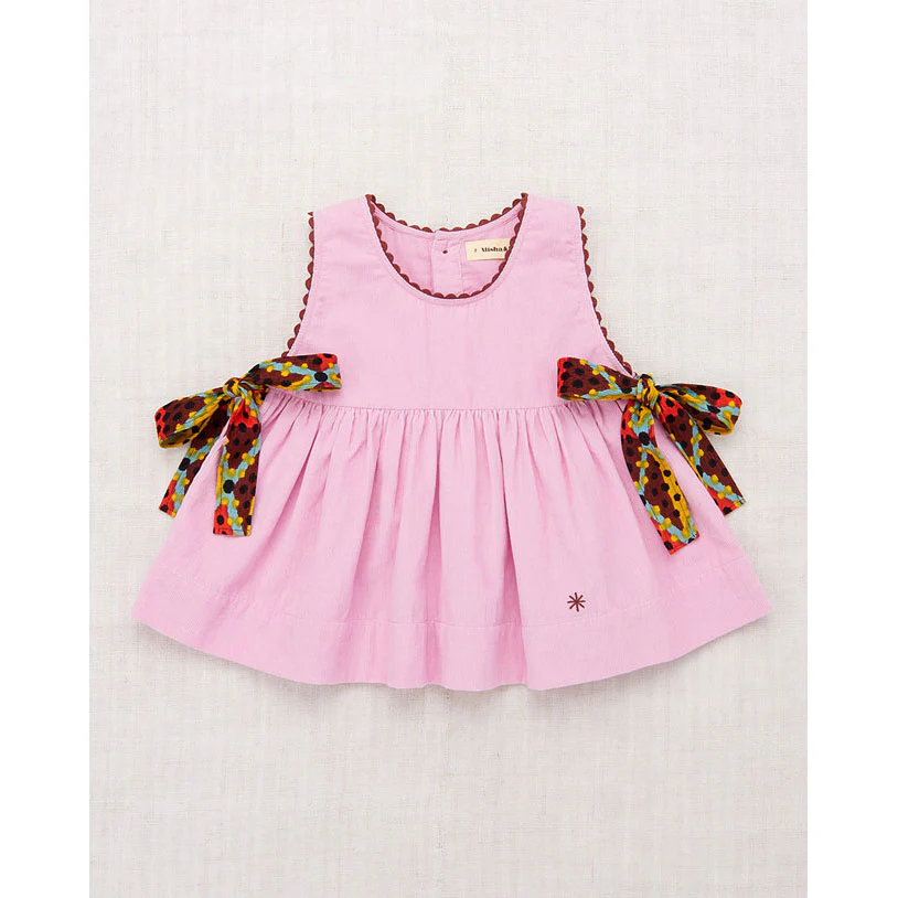 Misha and Puff  Pink Lilac Corduroy Lottie Top