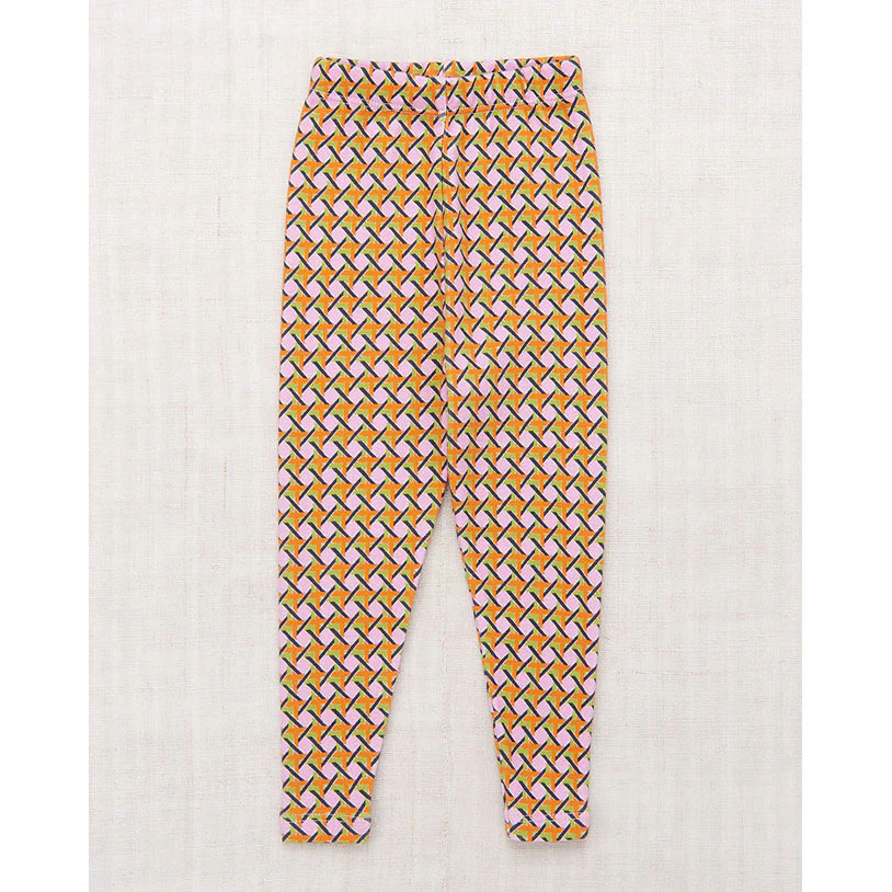 Misha and Puff  Pink Lilac Lattice Baby Legging