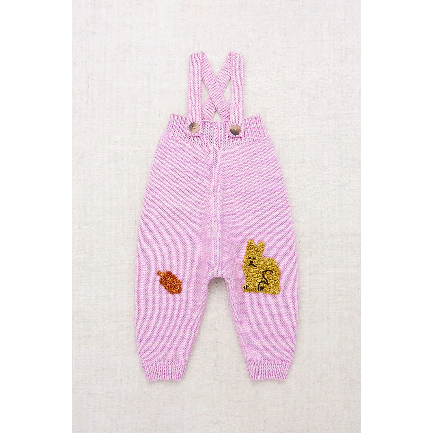 Misha and Puff Pink Lilac Meadow Overall