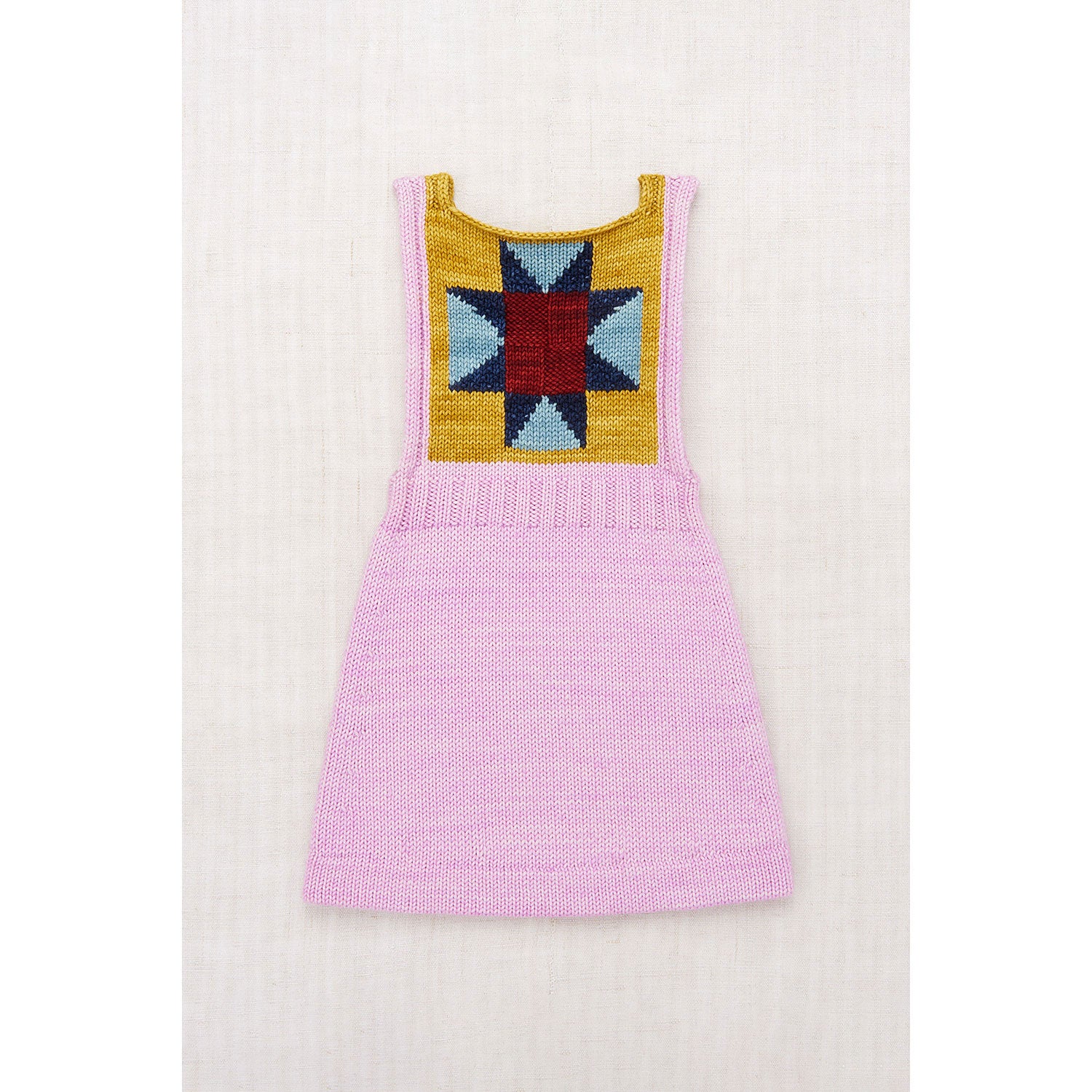 Misha and Puff Pink Lilac Nova Quilt Pinafore