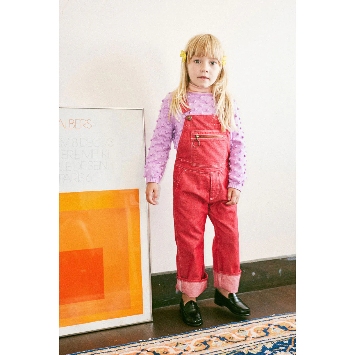 Misha and Puff  Pink Lilac Original Popcorn Sweater - Image 2