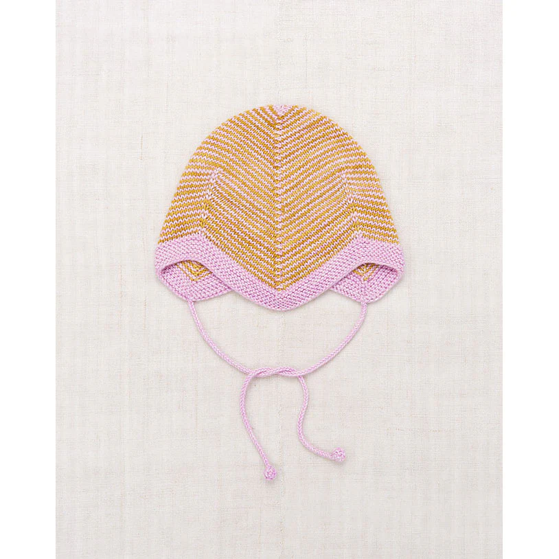 Misha and Puff Pink Lilac Strata Acorn Bonnet - Image 2