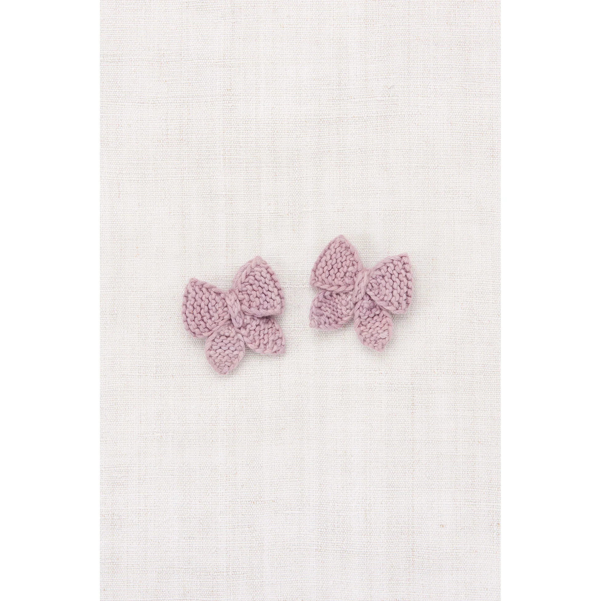 Misha and Puff Plum Petal Baby Puff Bow Set
