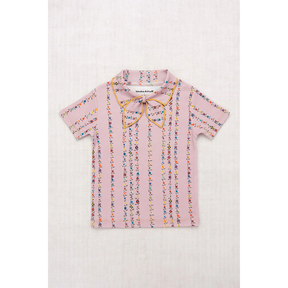 Misha and Puff Plum Petal Little Botanica Junior Scout Tee