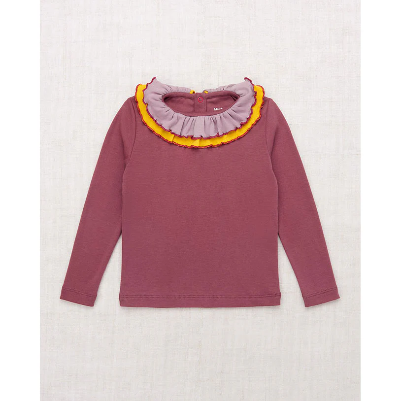 Misha and Puff Plum Sweetheart Top