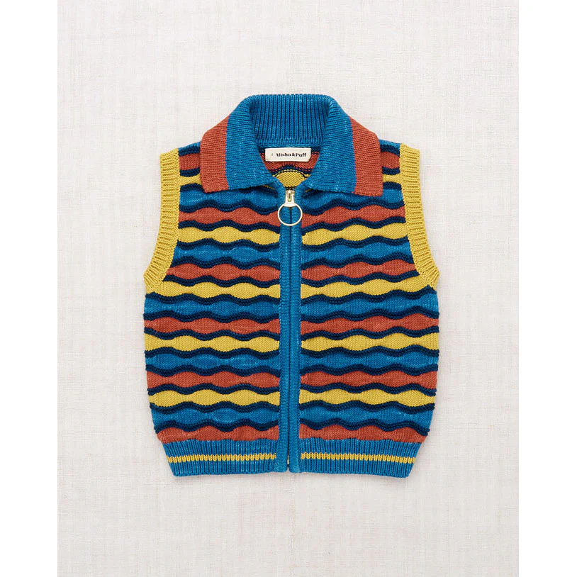 Misha and Puff Prussian Blue Benny Gilet