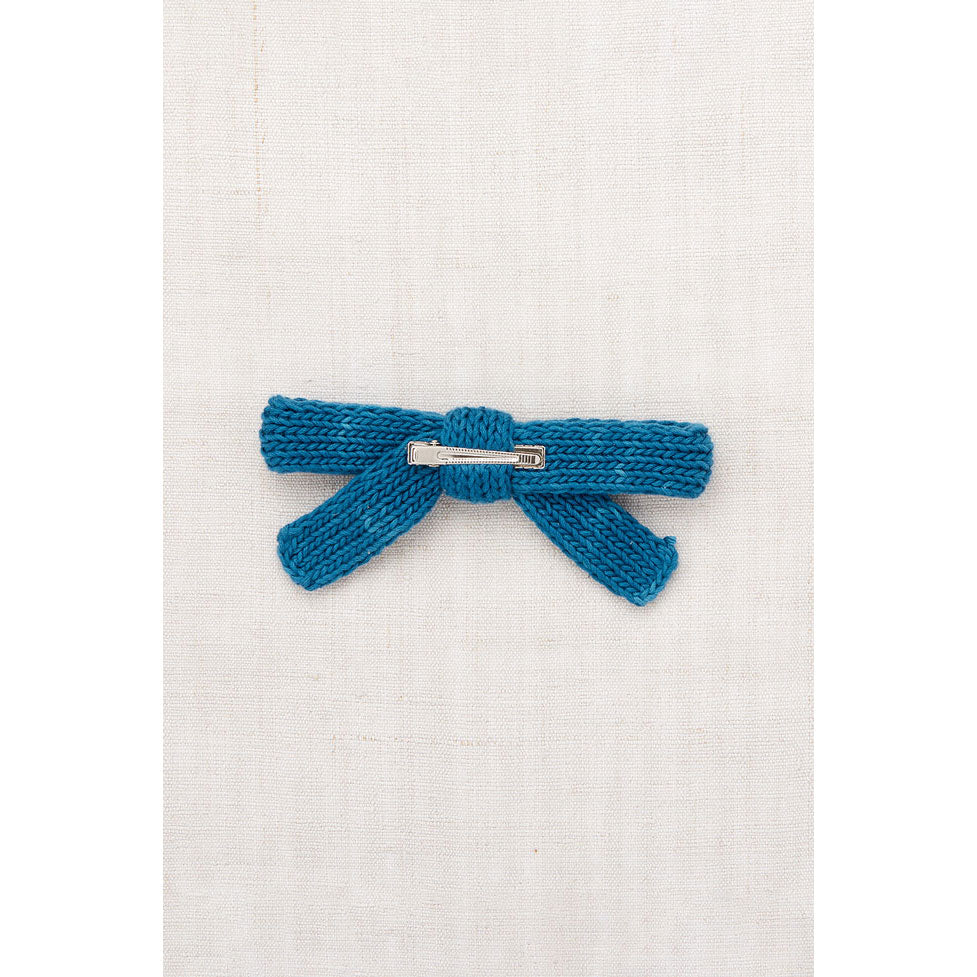 Misha and Puff Prussian Blue Jumbo Goldie Bow - Image 2
