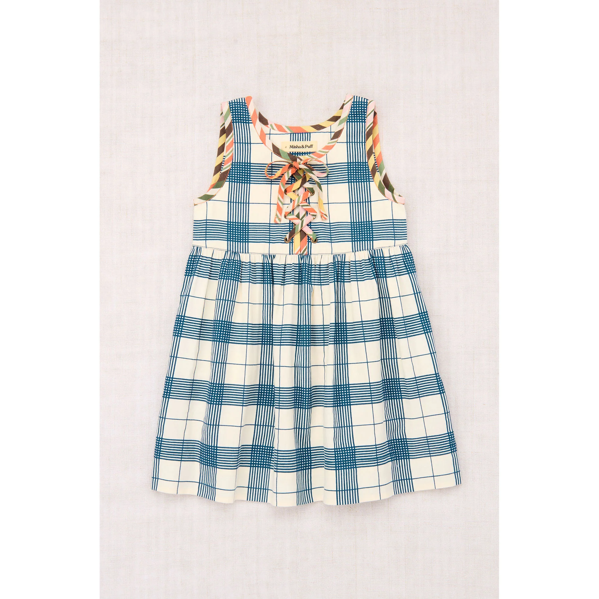 Misha and Puff Prussian Blue Piazza Agatha Dress