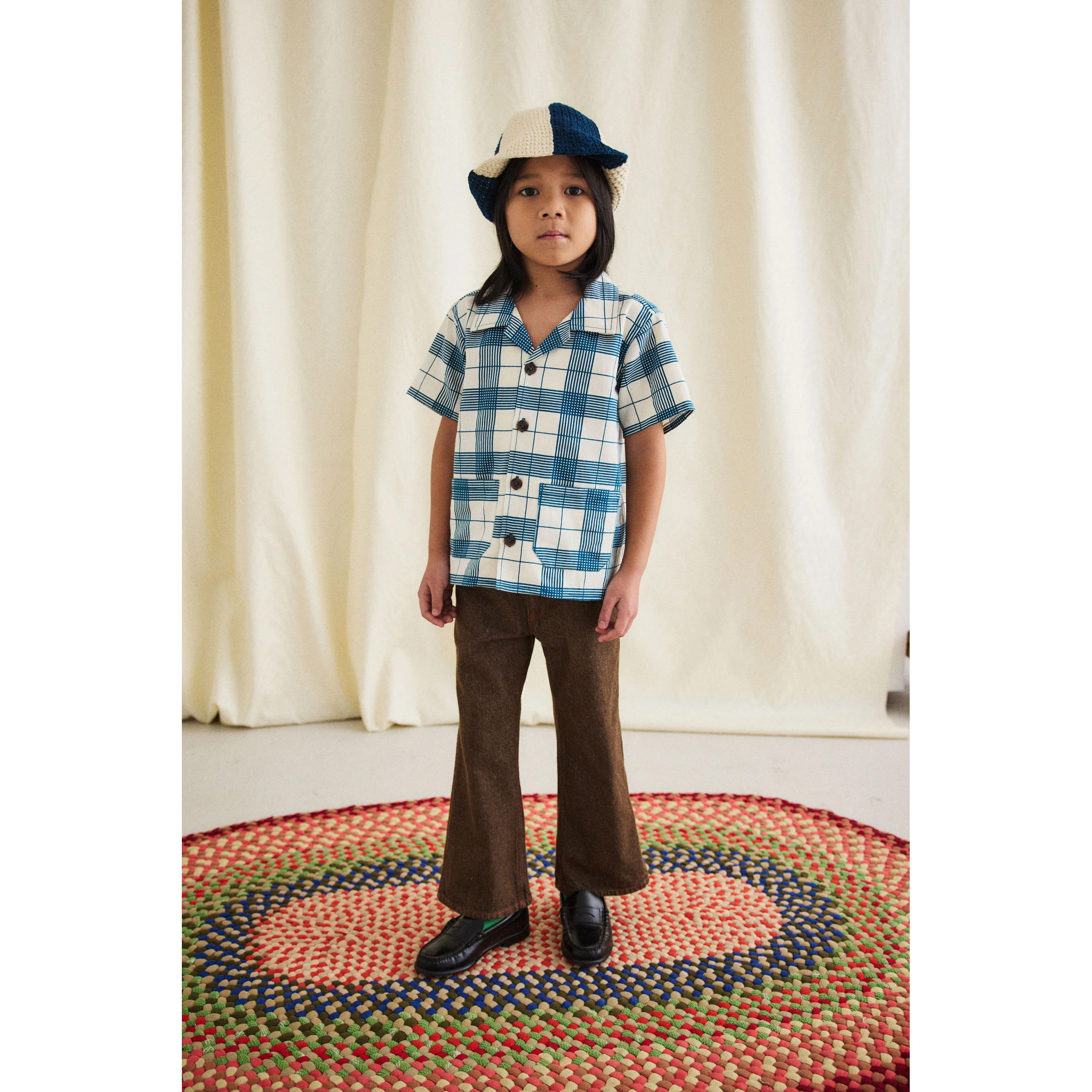 Misha and Puff Prussian Blue Piazza Leon Top - Image 2