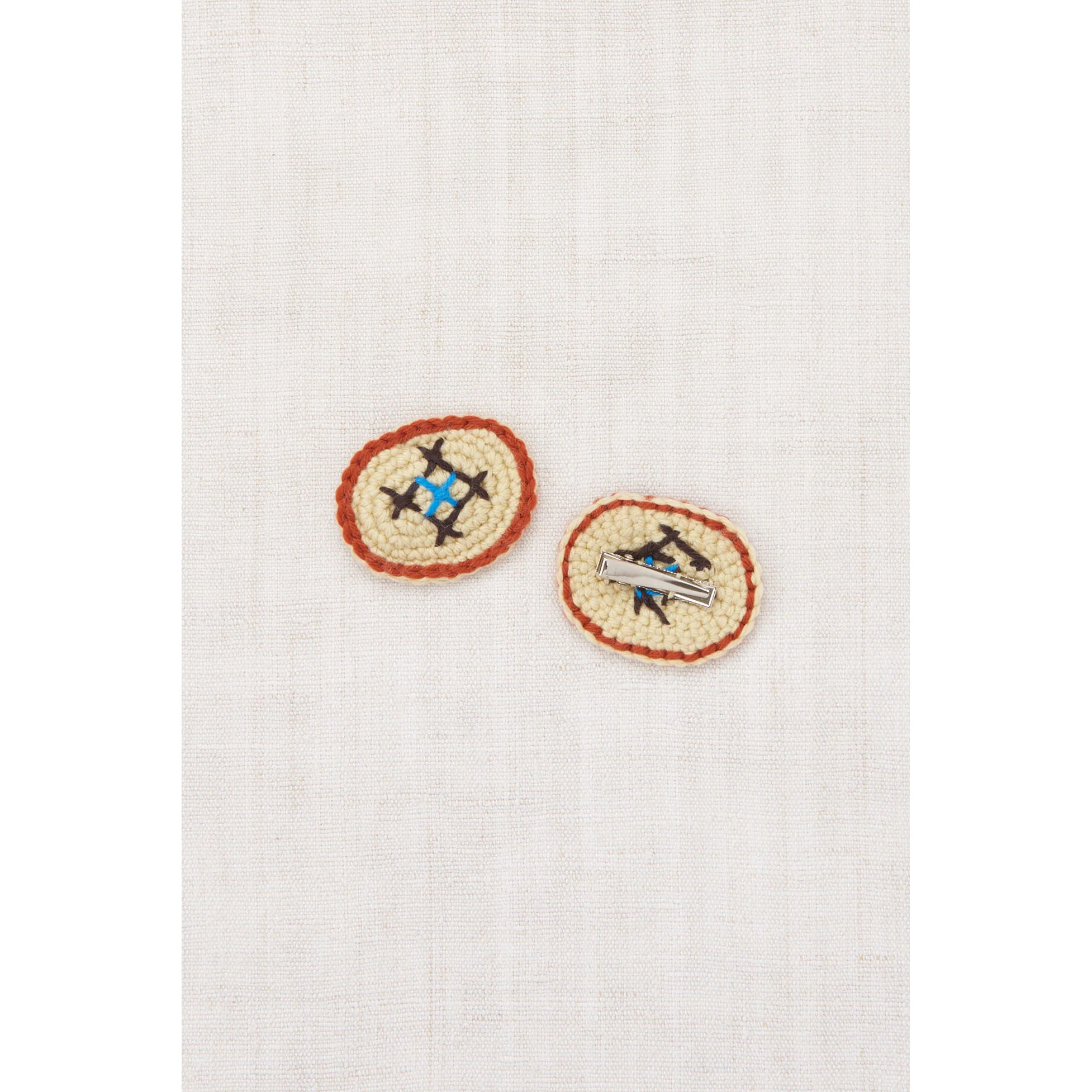 Misha and Puff Raffia Cross Stitch Clip Set - Image 3