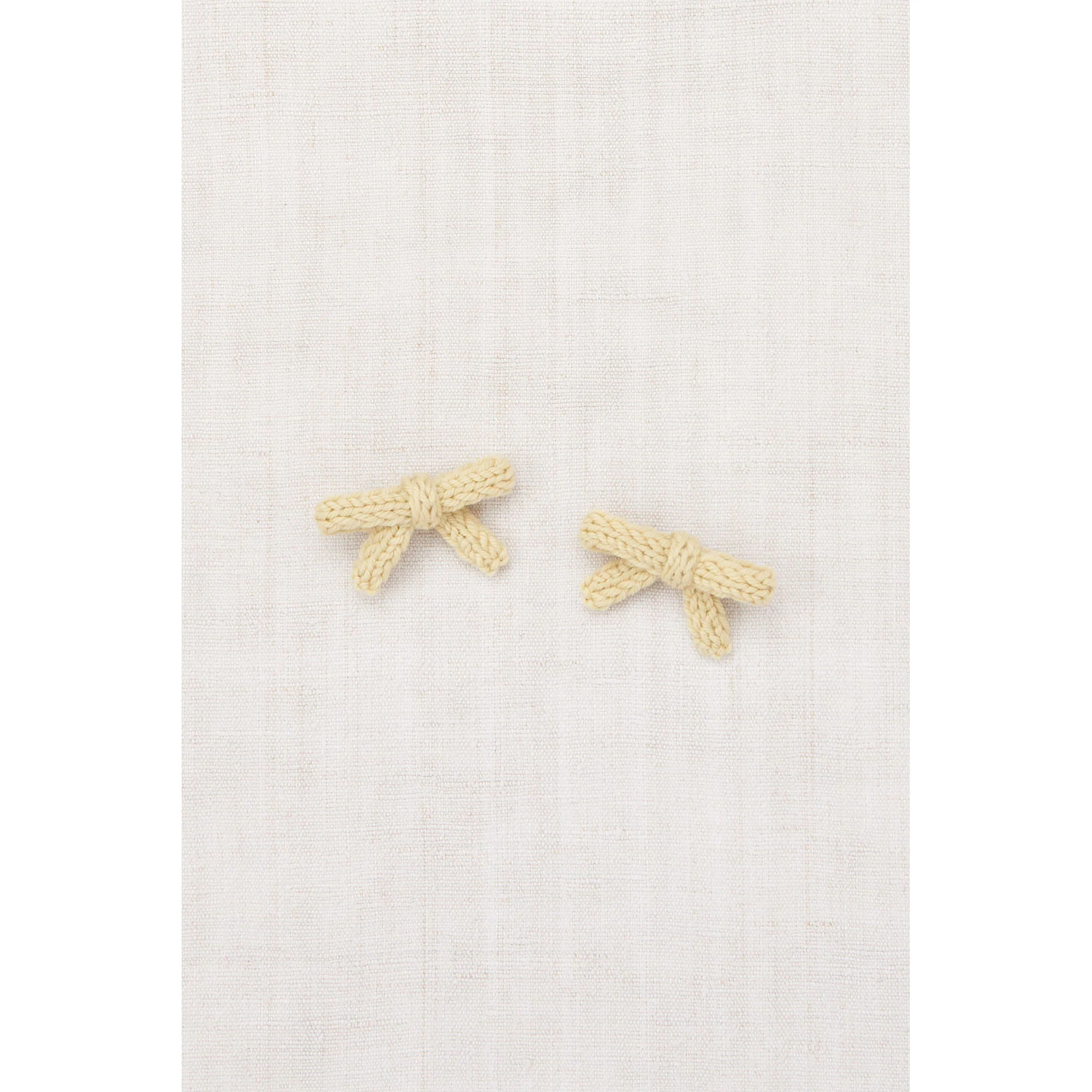 Misha and Puff Raffia Goldie Bow Set