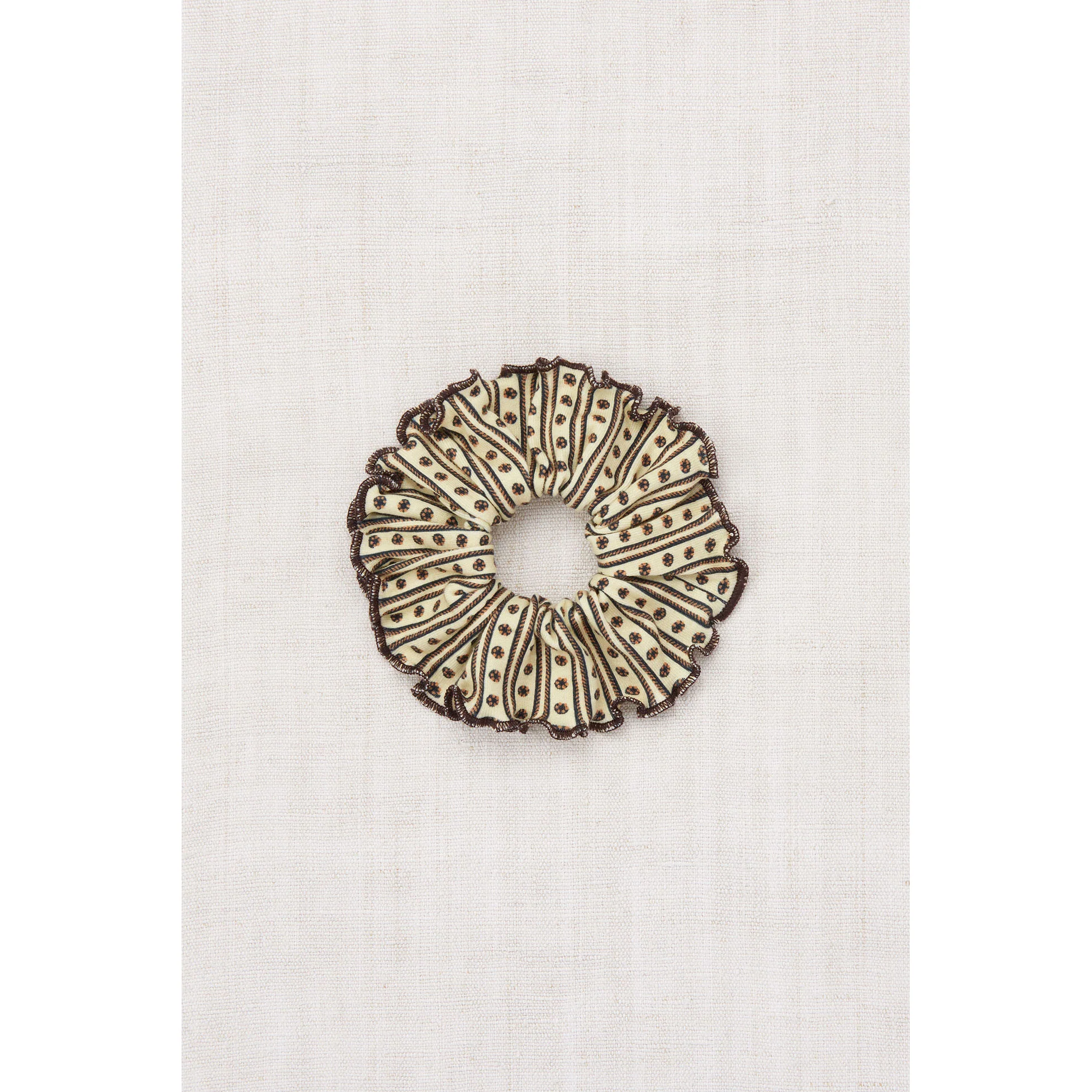 Misha and Puff Raffia Little House Floral Scrunchie