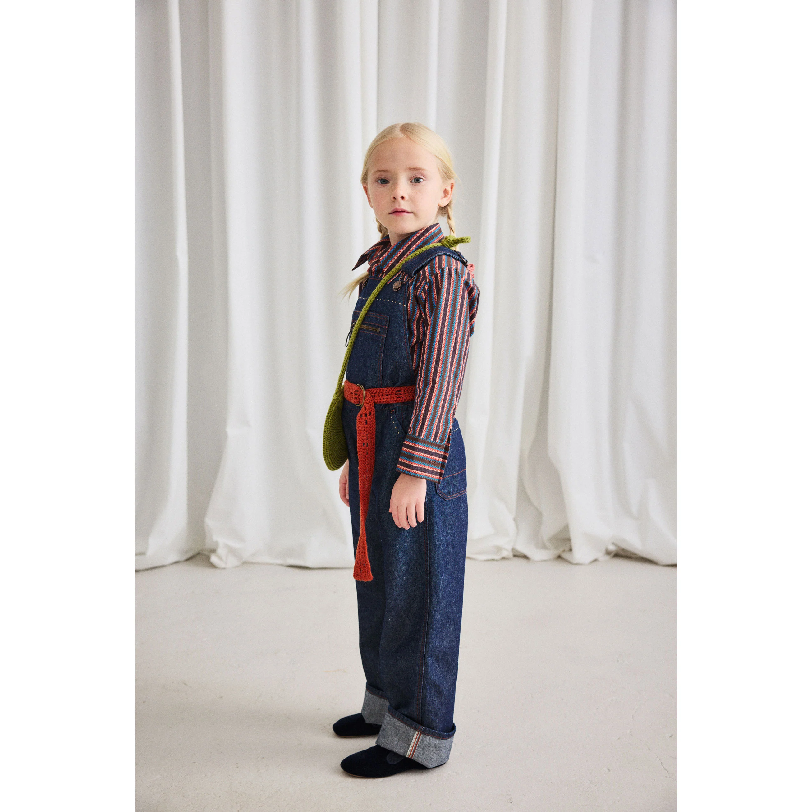 Misha and Puff Raisin Vaquero Stripe Button-Down Shirt - Image 3