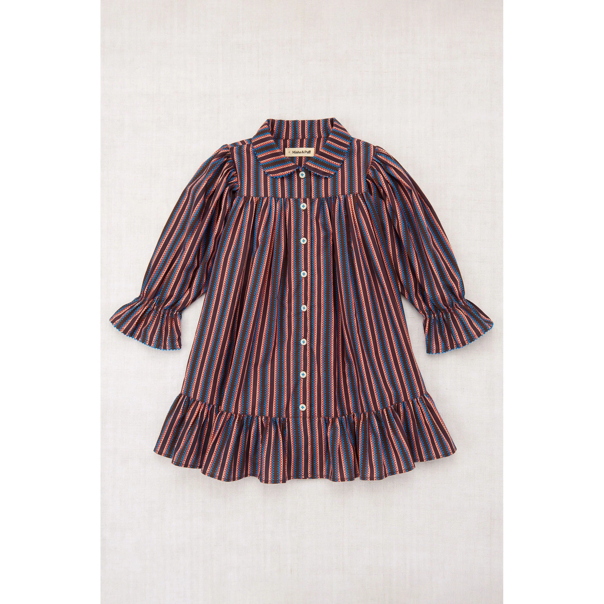 Misha and Puff Raisin Vaquero Stripe Ingrid Dress