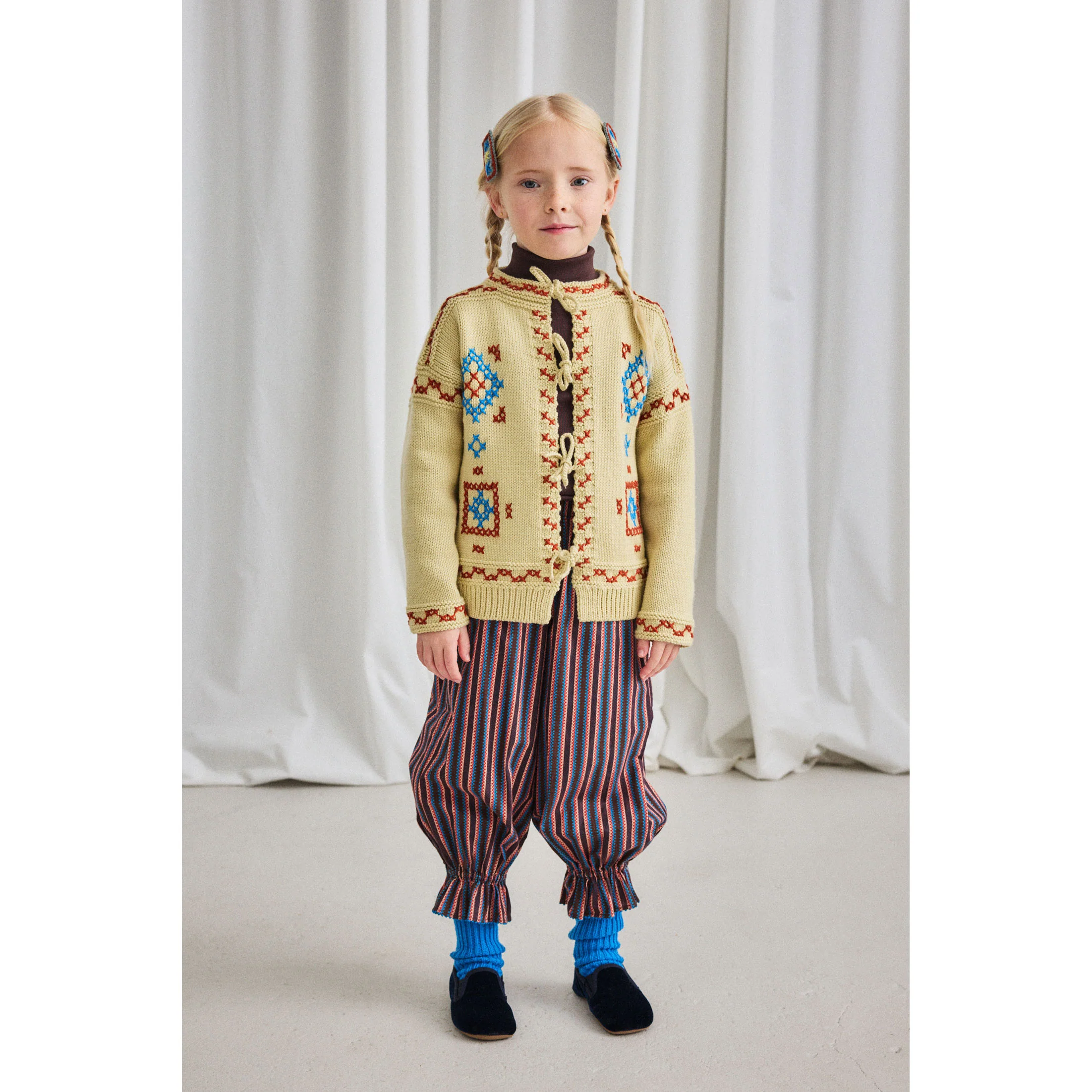 Misha and Puff Raisin Vaquero Stripe Zuzu Pant - Image 2