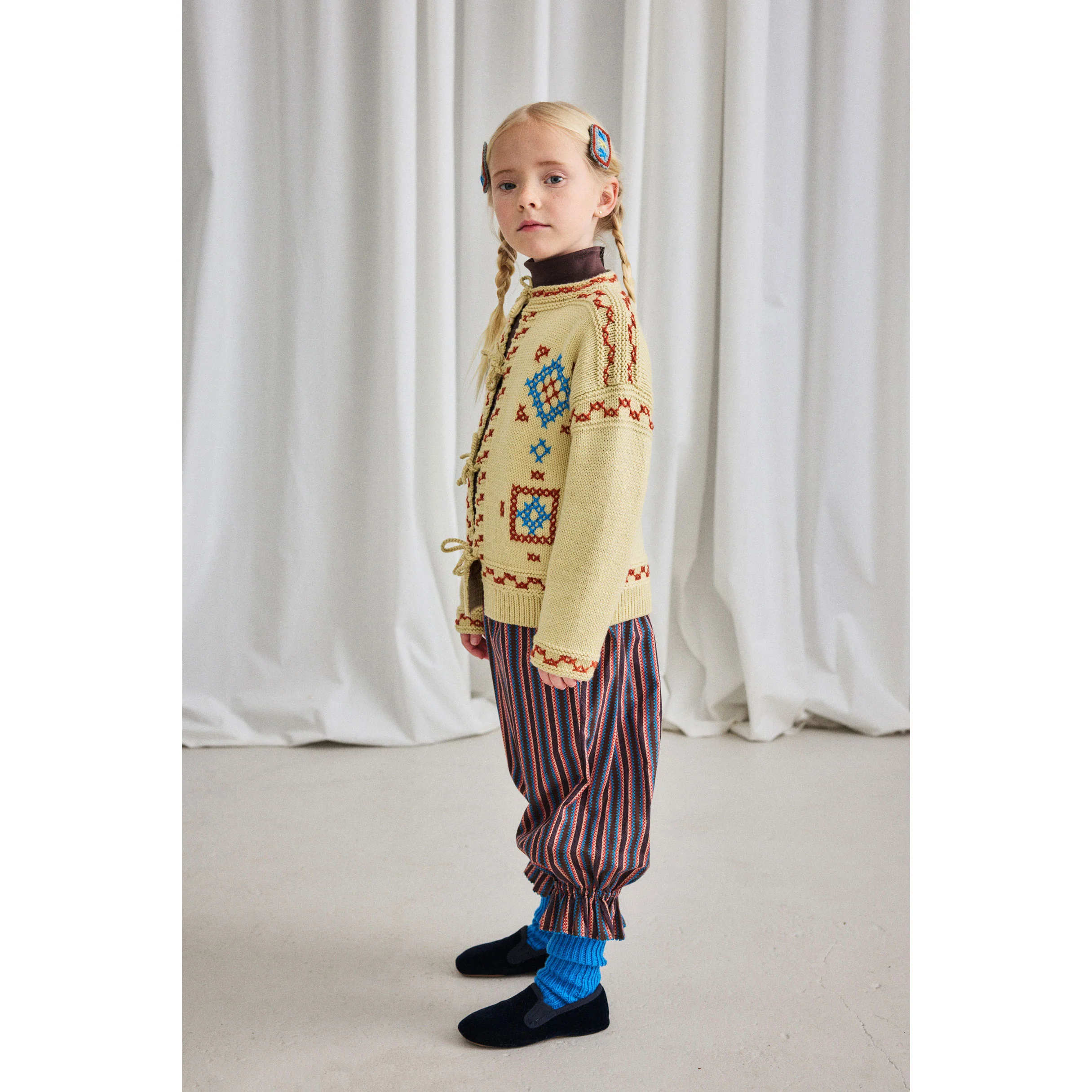 Misha and Puff Raisin Vaquero Stripe Zuzu Pant - Image 3