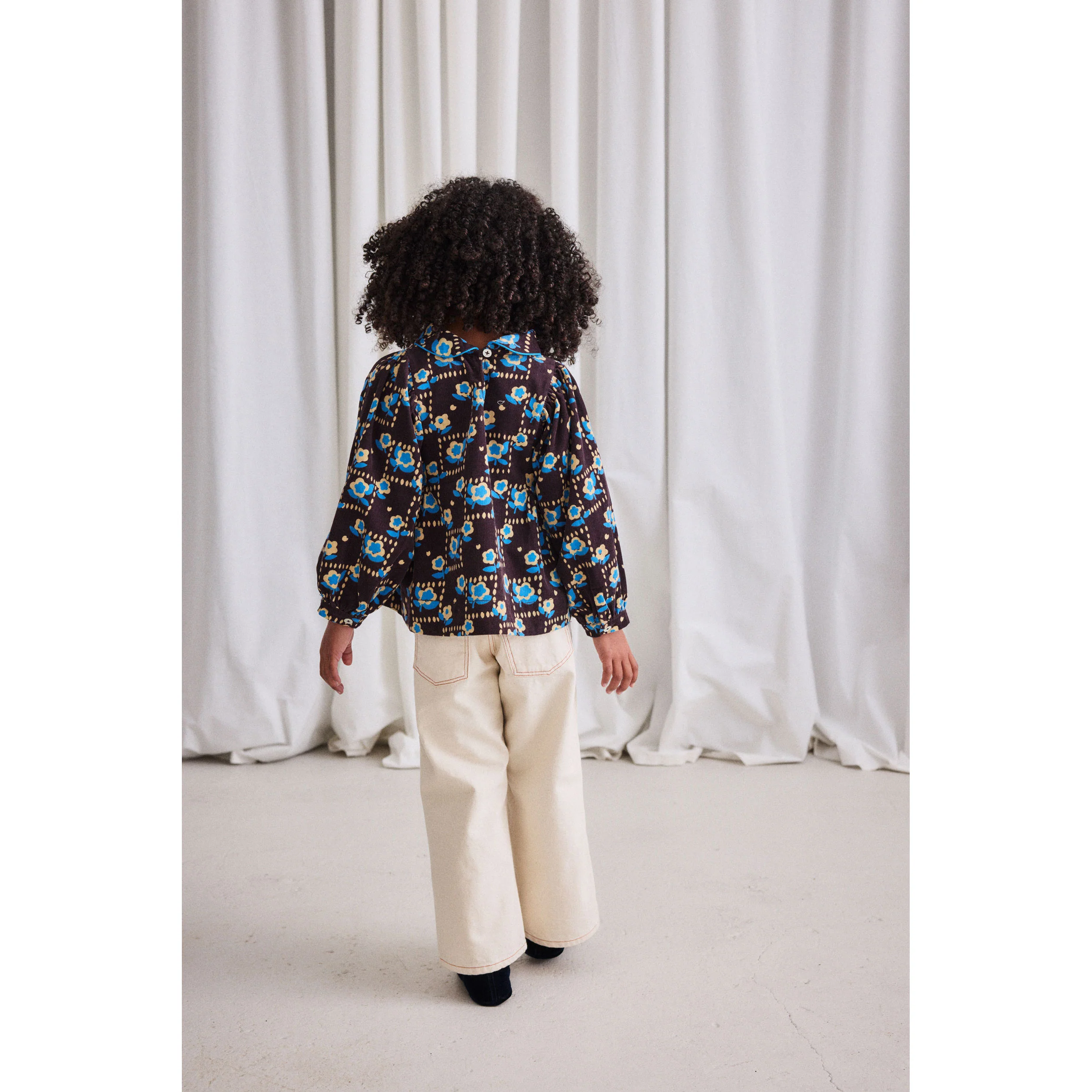 Misha and Puff Raisin Windowbox Corduroy Zora Blouse - Image 4